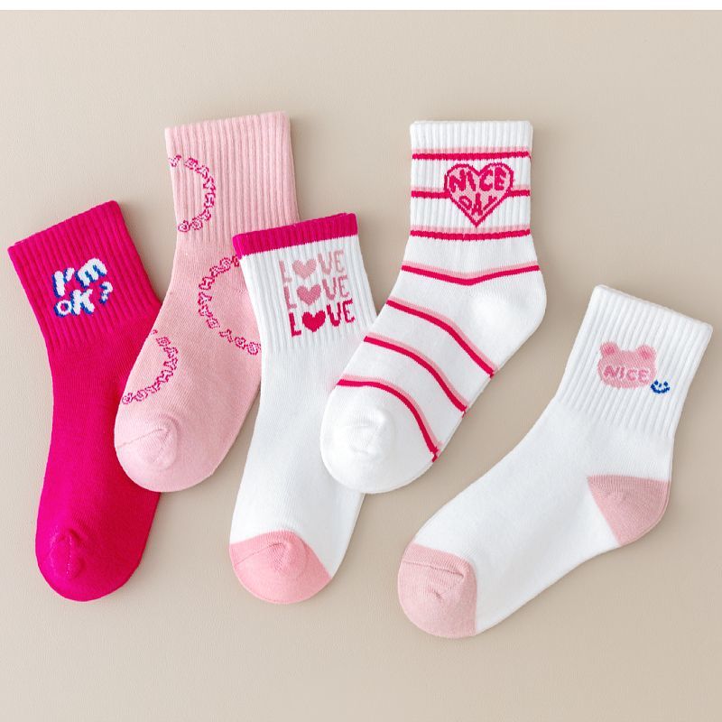 Breathable Cotton Socks For Kids Perfect For Spring And Fall