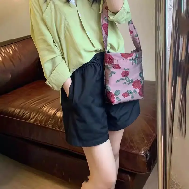 Slimming Wide Leg Pants High Waisted A-line Casual All Matching Hot Pants