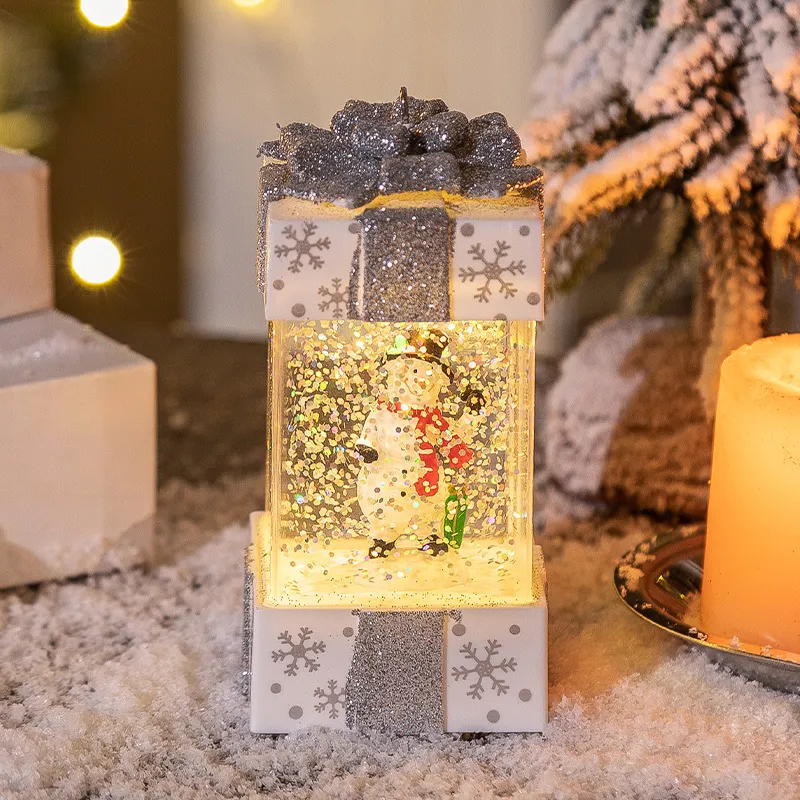 Christmas Decorations Crystal Ball Christmas Gift Box Lights – image 10