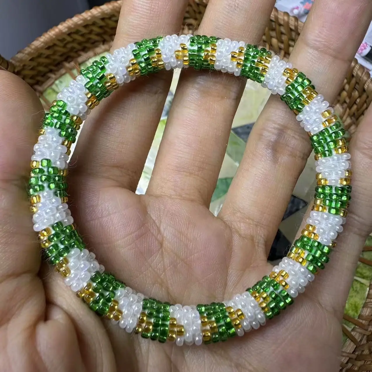 Bohemian Hand-woven Dopamine Fashion Bracelet