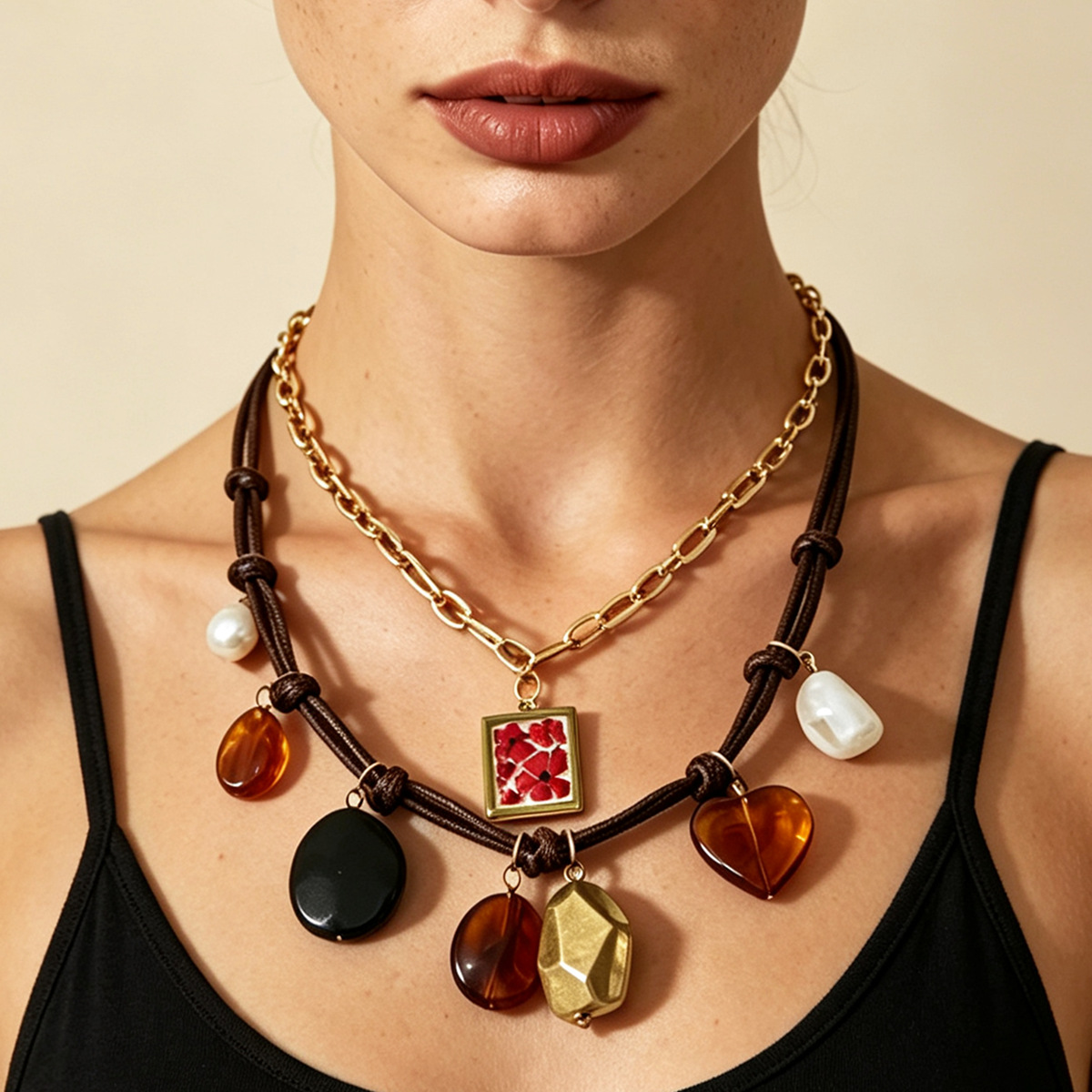 Bohemian-style Fashion Geometric Pendant