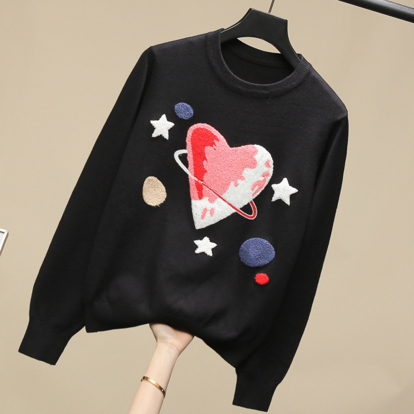 Flocking Love Women's Autumn And Winter New Sweet Fashion Knitwear