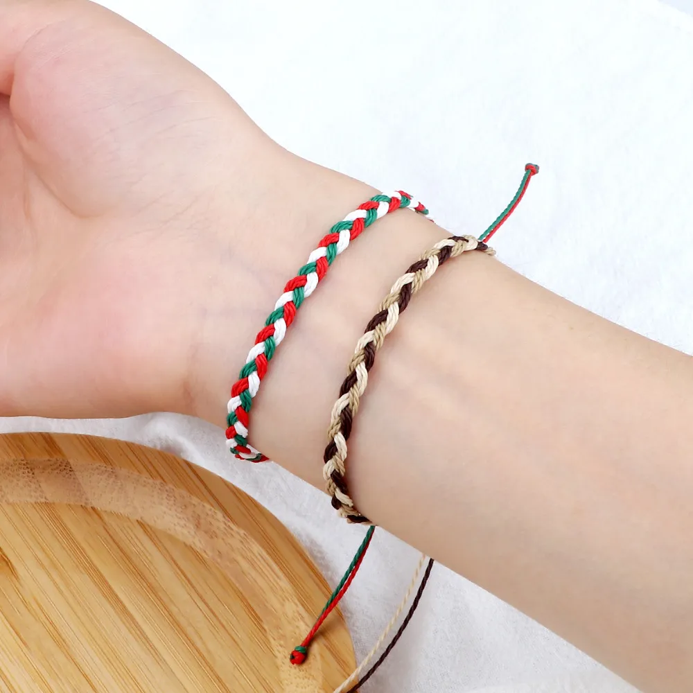 Women's Twist Weave Bracelet Dopamine Color