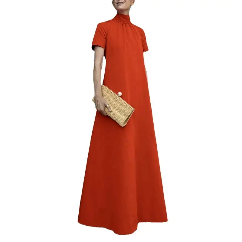 Women's Elegant Loose Short Sleeve Dress
