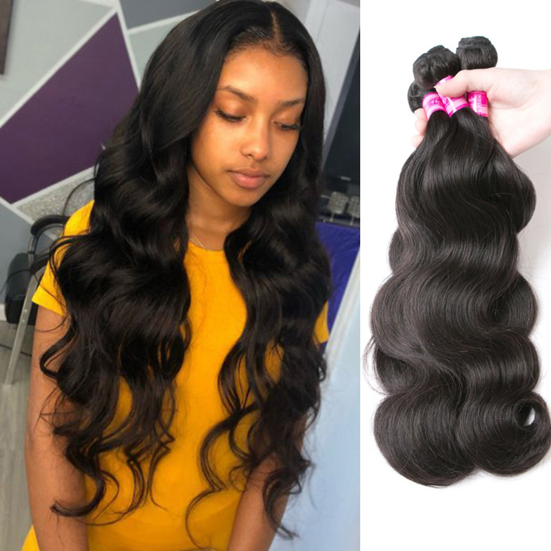 Solid Color Simple Artificial Wave Long Hair Extension