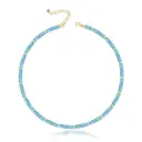 Womens Natural Crystal Abacus Bead Necklace view 10