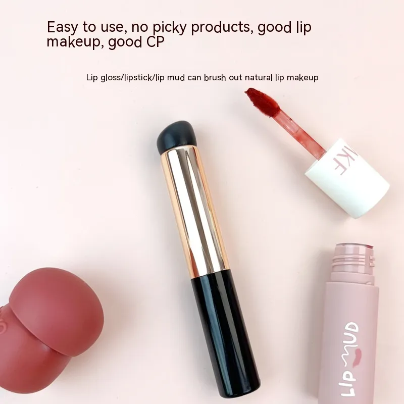 Silicone Portable Home Jelly Lip Brush - Silicone Lip Brush
