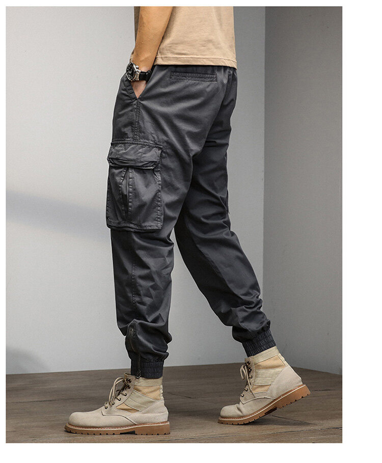 Title 7, New Mens Casual Trousers Youth Popular Overall...