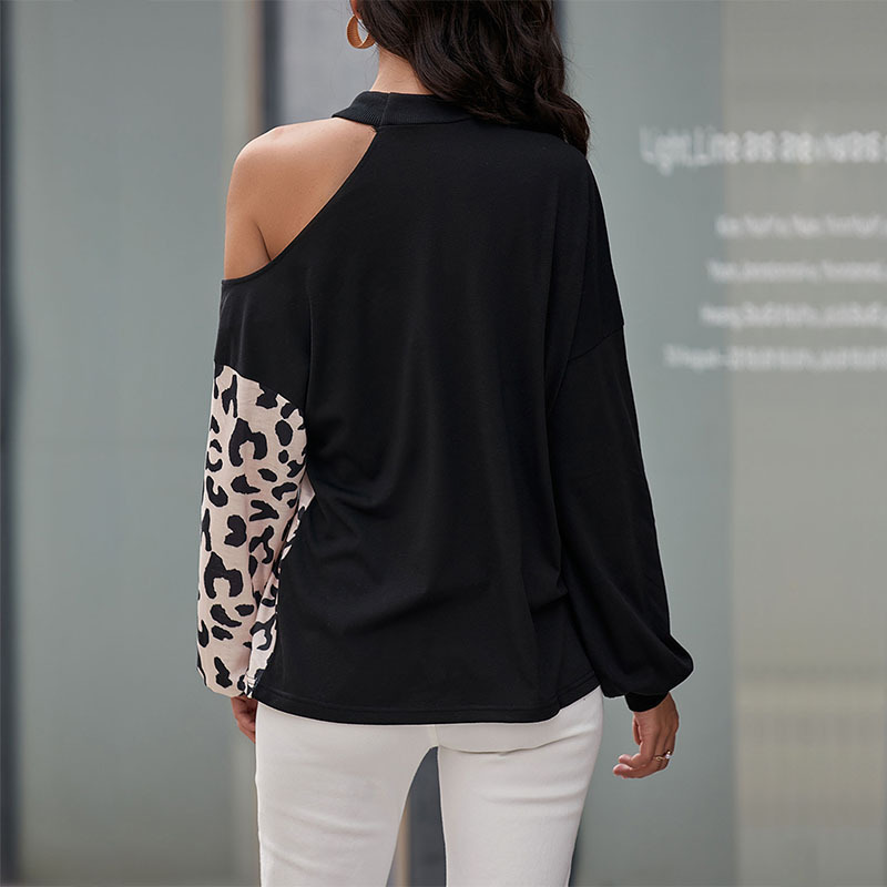 Casual Women's Long-sleeved Off-the-shoulder Bottoming Shirt