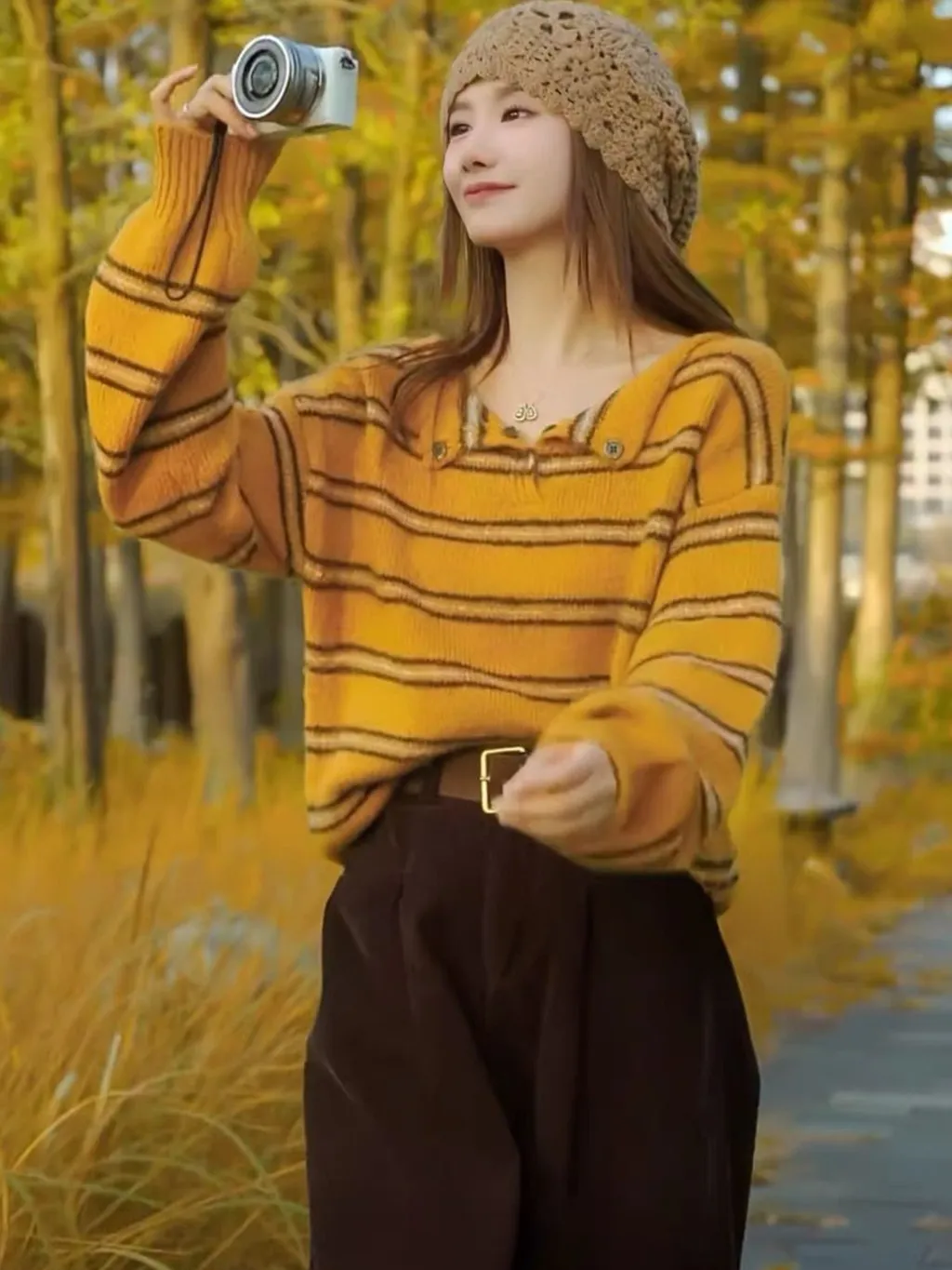 Loose And Lazy Style Fashionable And Stylish Top
