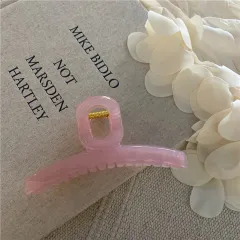 New Large Geometric Shark Clip Barrettes - Arch Bridge Flesh Colour 13Cm - View 1