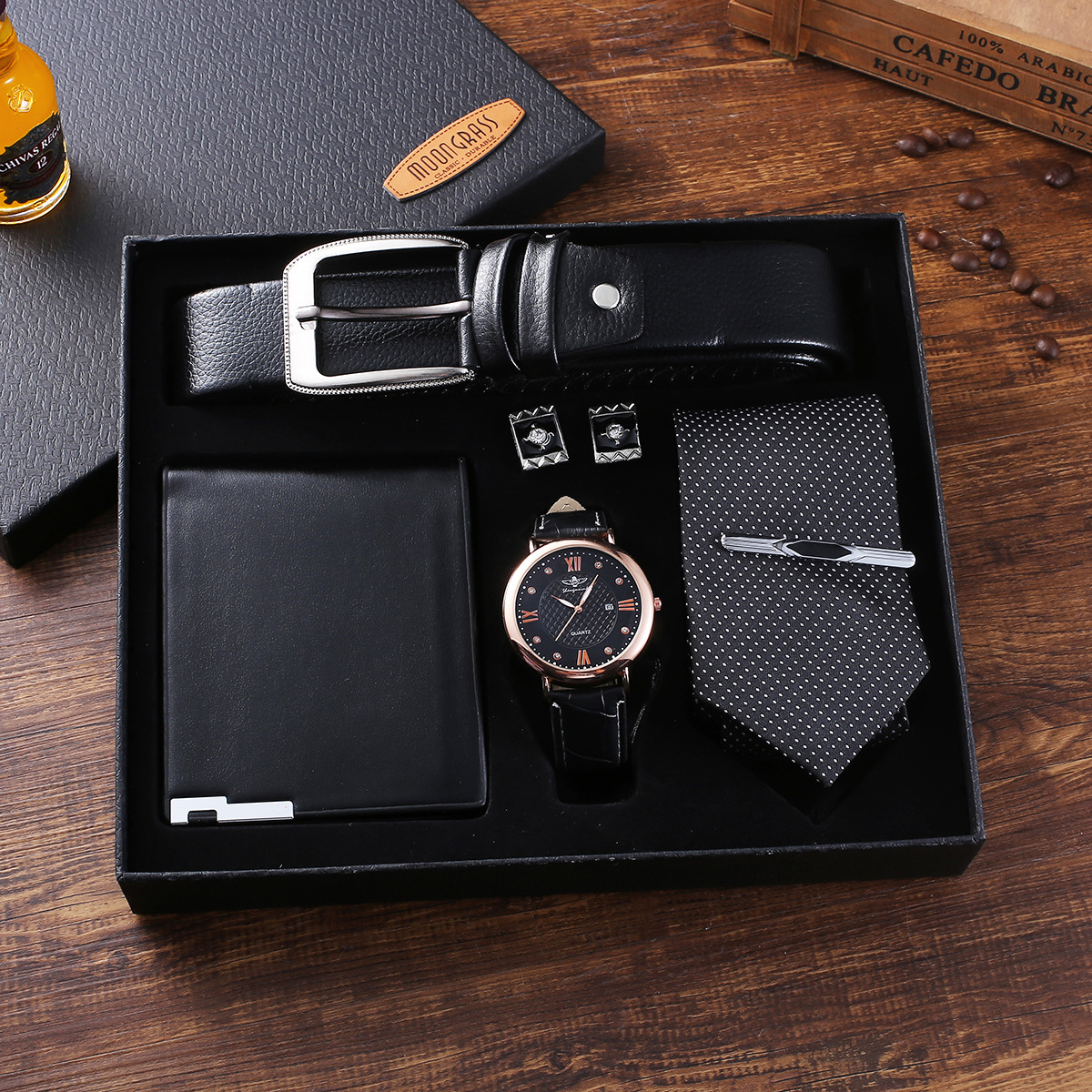 5pcsset Belt Wallet Tie Big Dial