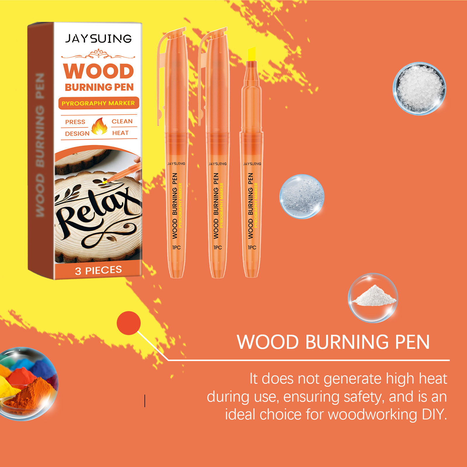 Title 7, Wood Burning Coking Marking Pen