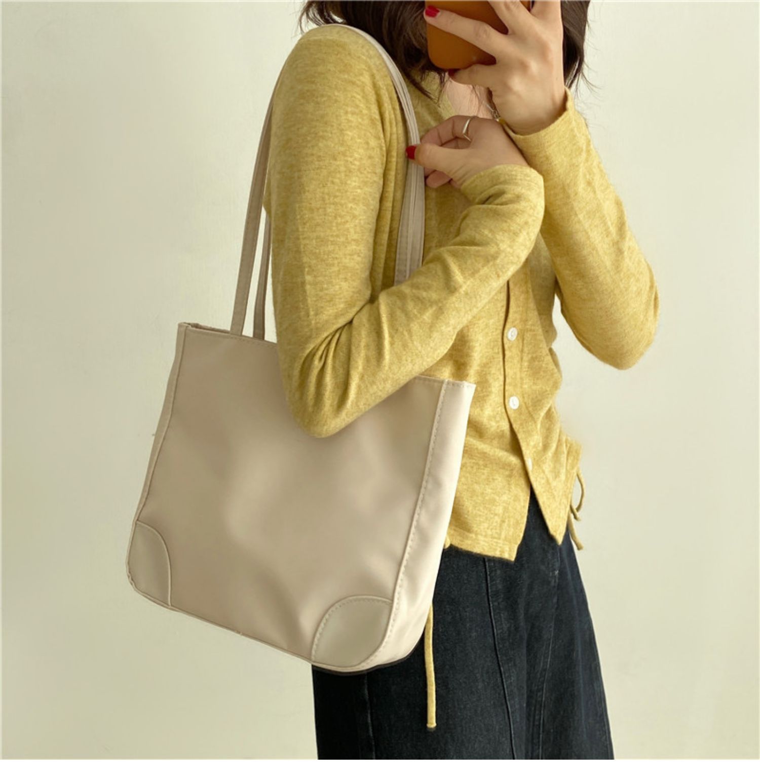 Oxford Cloth Shoulder Bag, picture 3 of 3