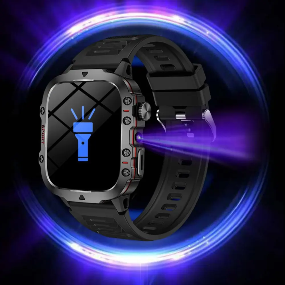 Sport Step Counting Outdoor Large Screen Mountaineering Smart Watch