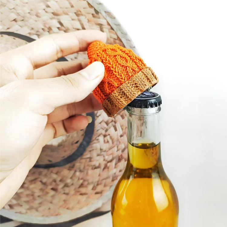 Title 2, Creative Christmas Hat Resin Beer Bottle Opener