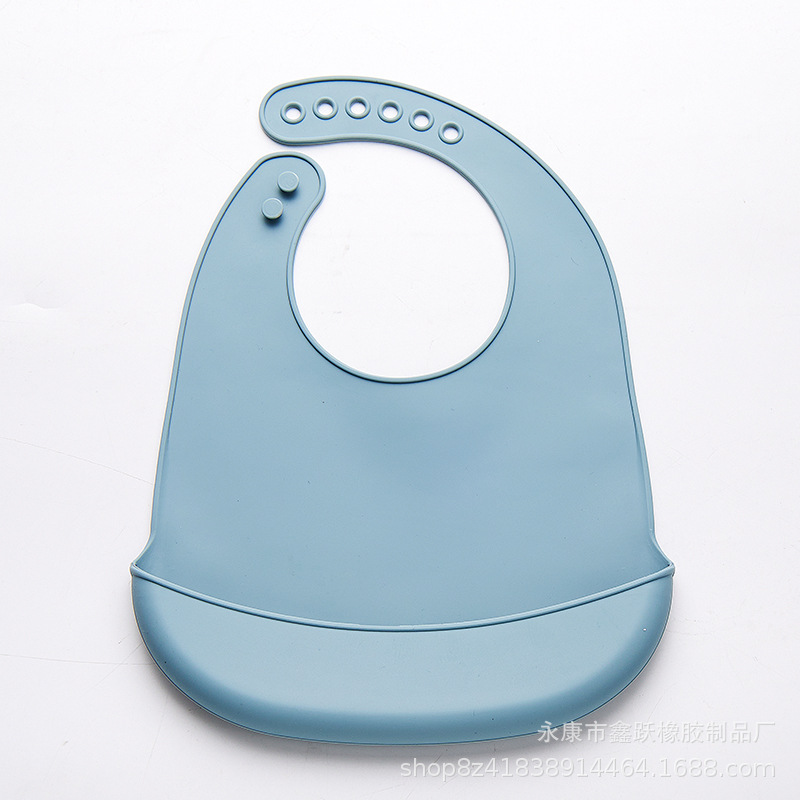 Thin Bib Gray Blue