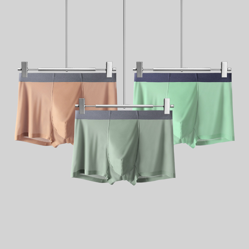 Men's Fashion Personalized Seamless Summer Thin Boxers