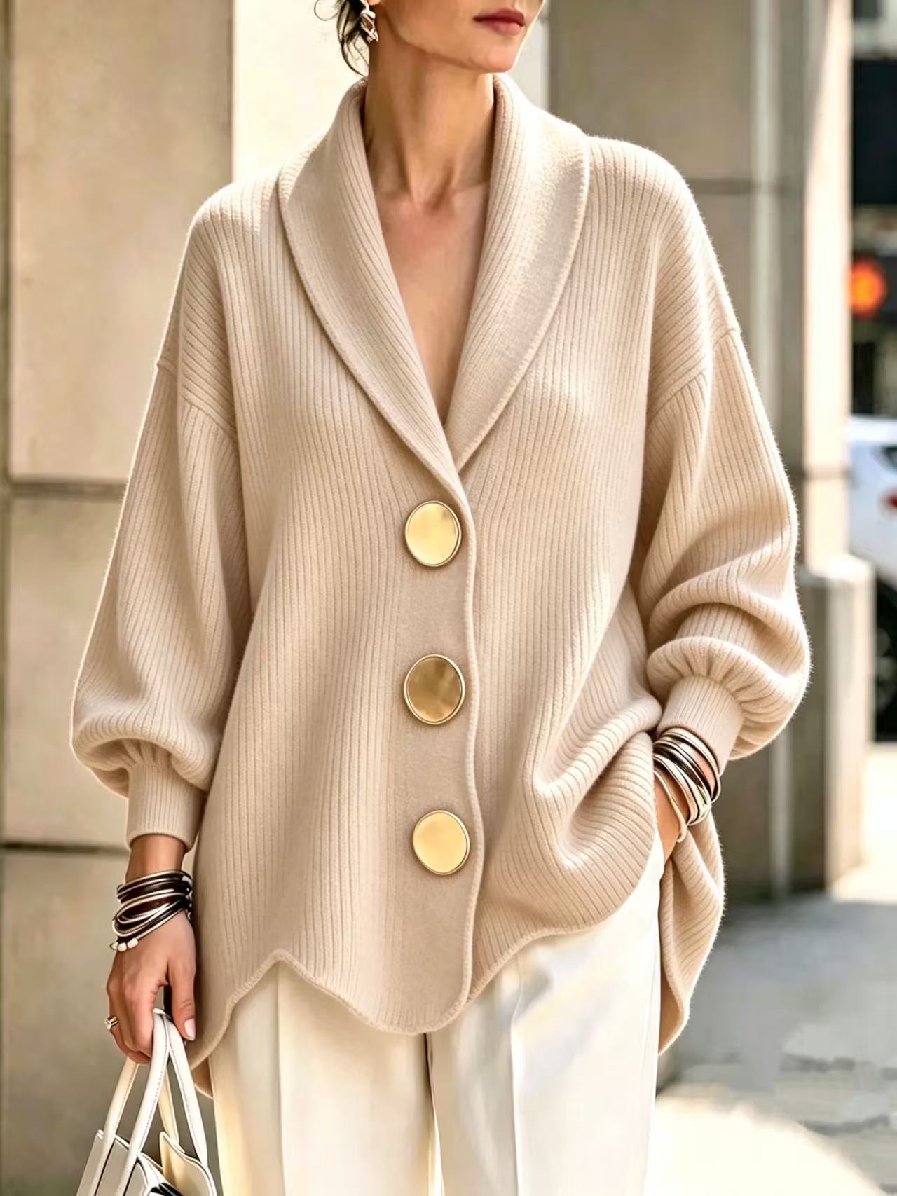Women's long-sleeve corduroy top supplier image 4