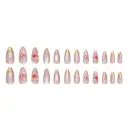 Three-dimensional Carved Cat's Eye Line Wearing Armor Removable Nail Sticker view 2