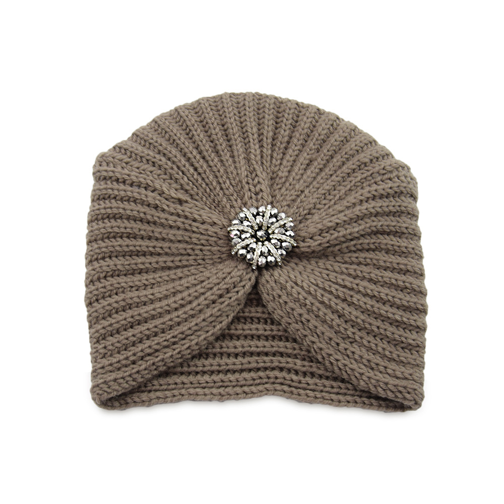 Bohemian Ball Accessories Pullover Hat Khaki - Shop at LoveMi
