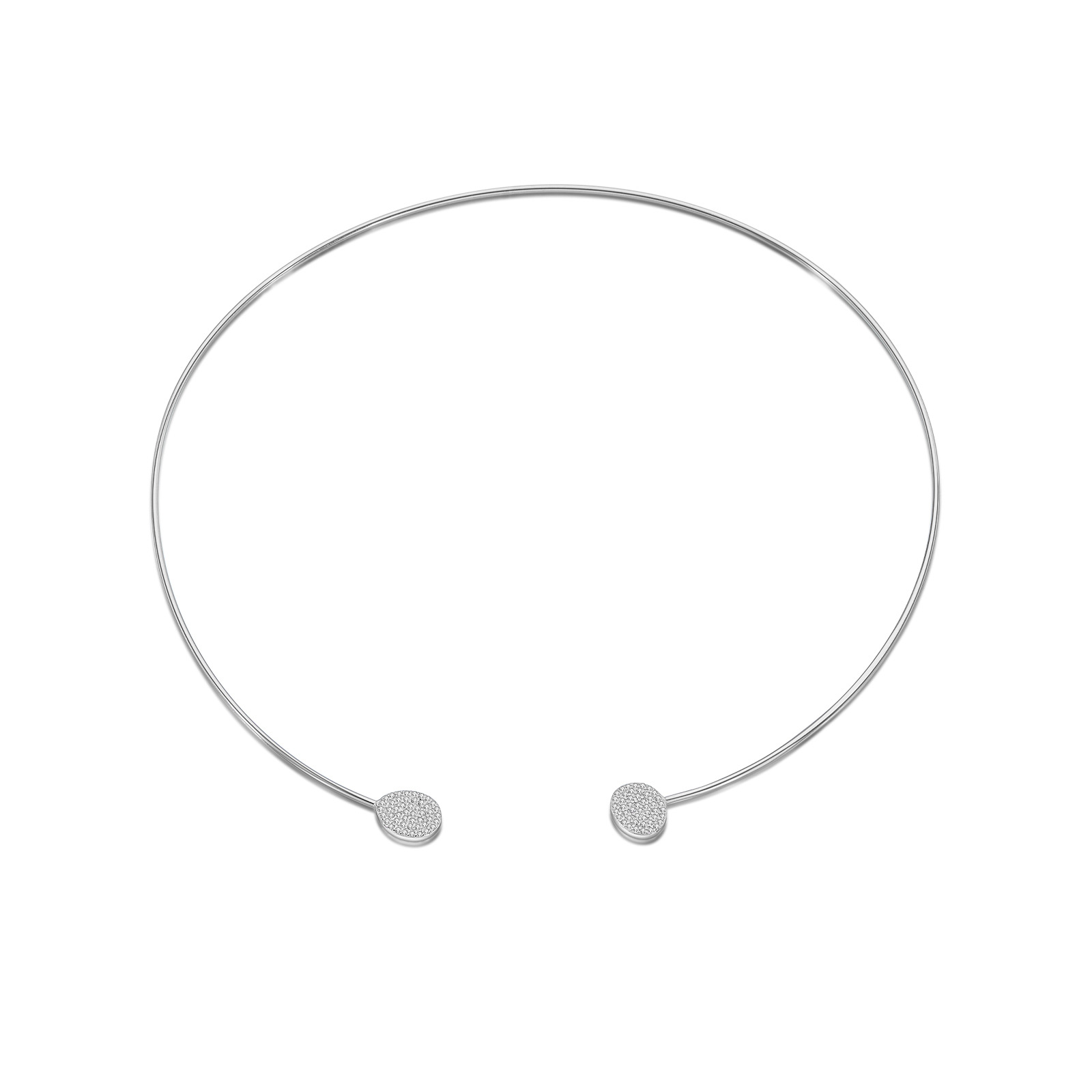 S925 Sterling Silver Light Luxury Exquisite High-grade Collar