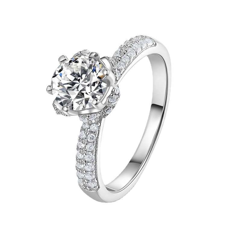 Sterling Silver Ice Queen Bridal Bouquet Ring