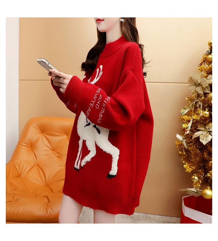 Title 11, Korean Style Mid-length Sweater Women