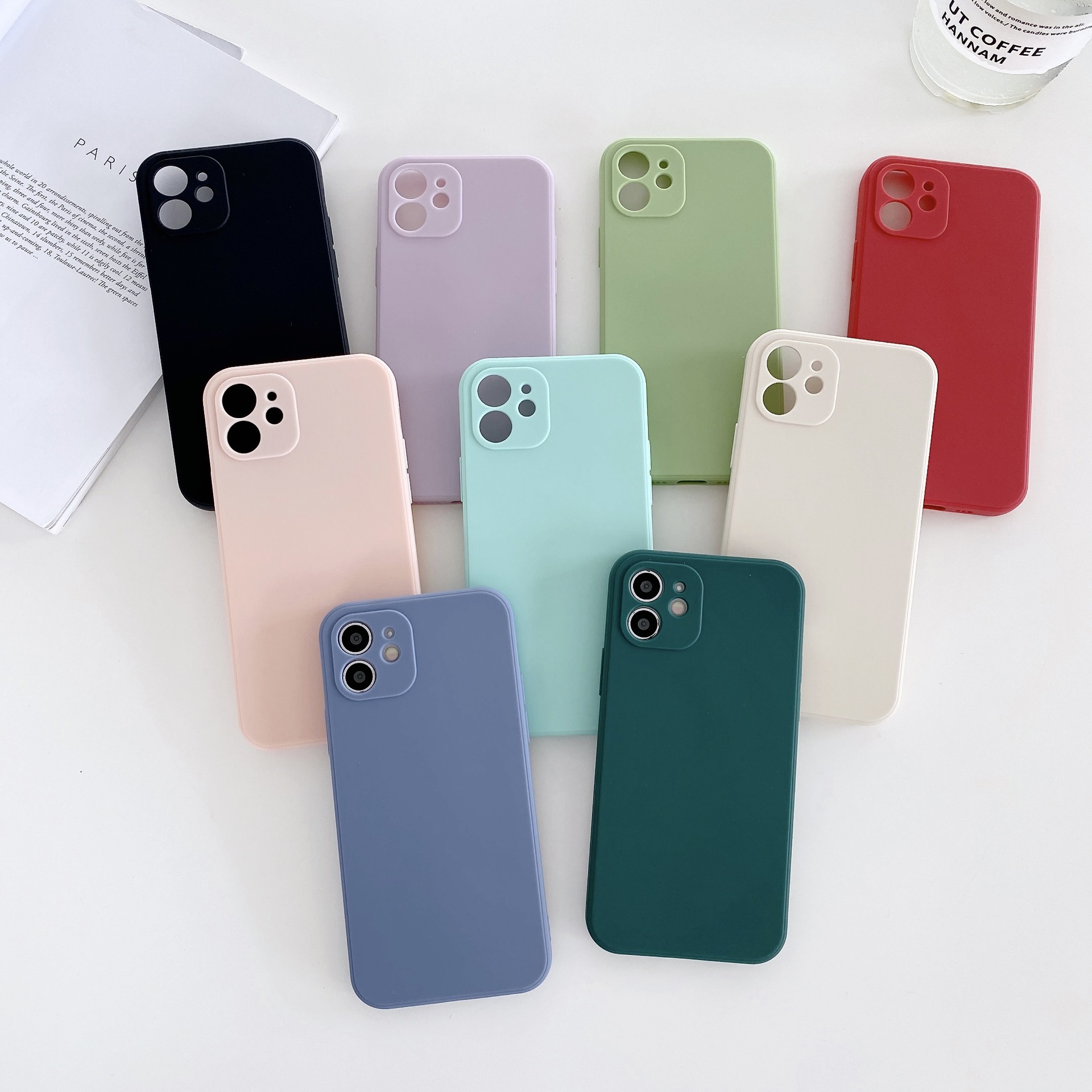 Straight Edge Liquid Silicone Protective Sleeve Phone Case - Image 7