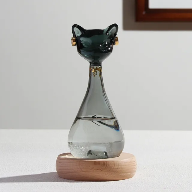 Egyptian Cat Weather Forecast Bottle Storming Bottle Art Black Egyptian Cat - Shop at LoveMi