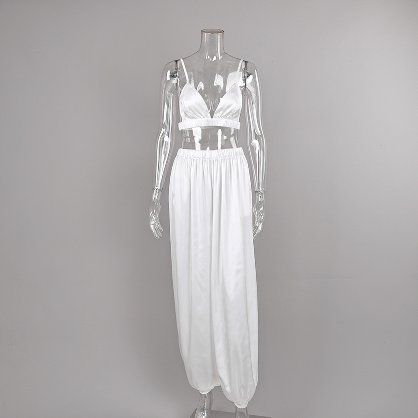 Satin Camisole And Bloomers Two-piece Pajama Set — view 3