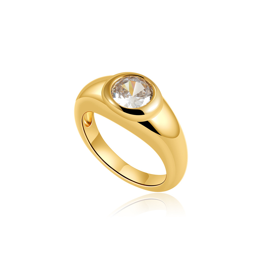 French Retro Simple And Light Luxury Ring