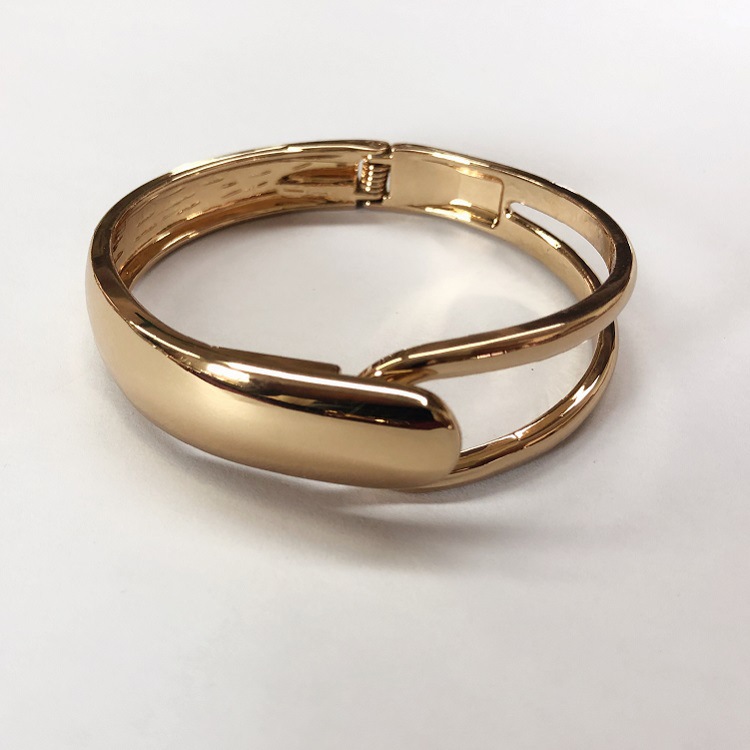 Retro Zinc Alloy Couple Bracelet Simple Stylish Opening
