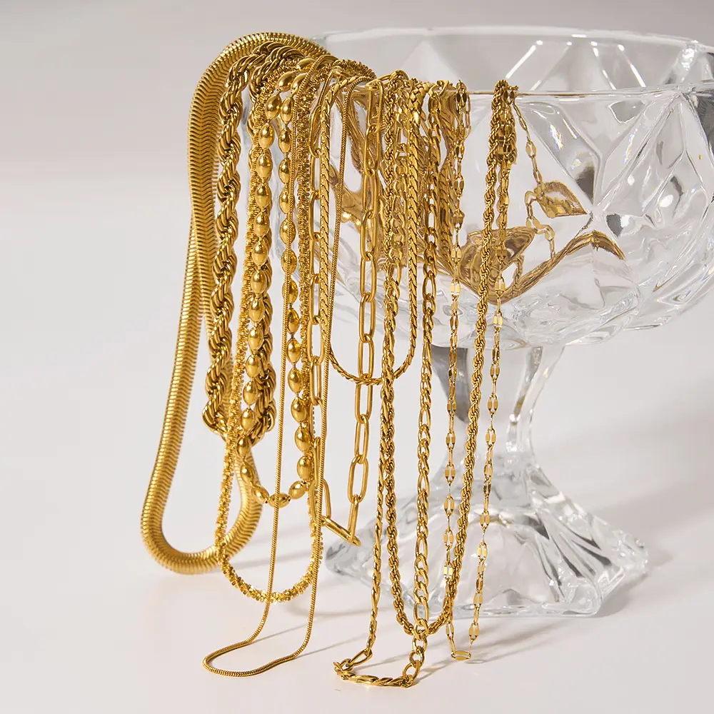 Personalized DIY Vacuum-Plated Stainless Steel Necklace