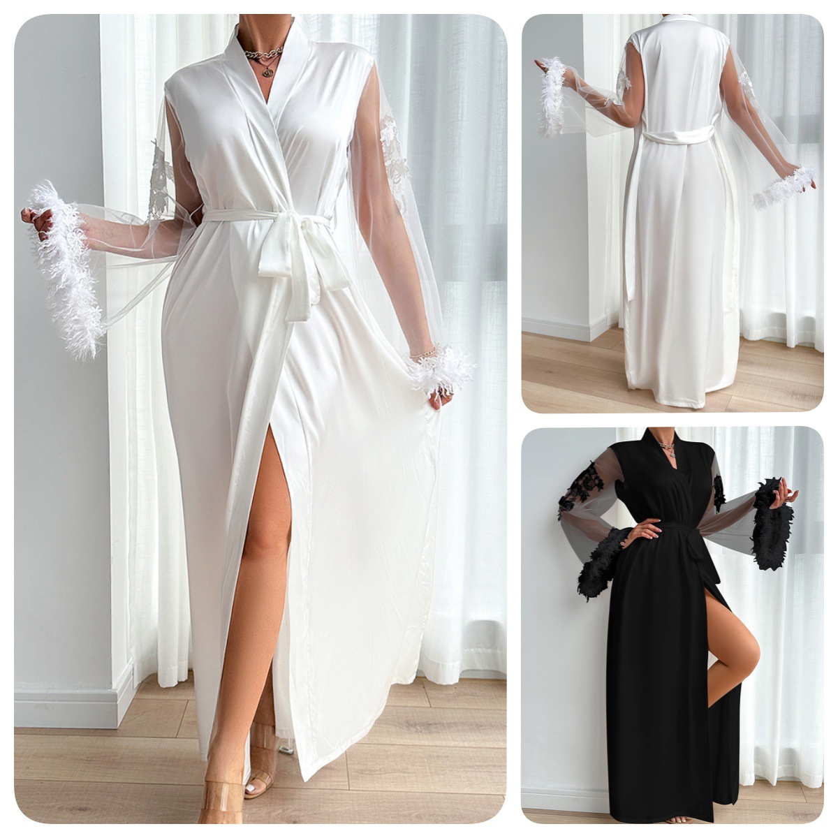 Fashionable Home Wear Robe For Women All Seasons