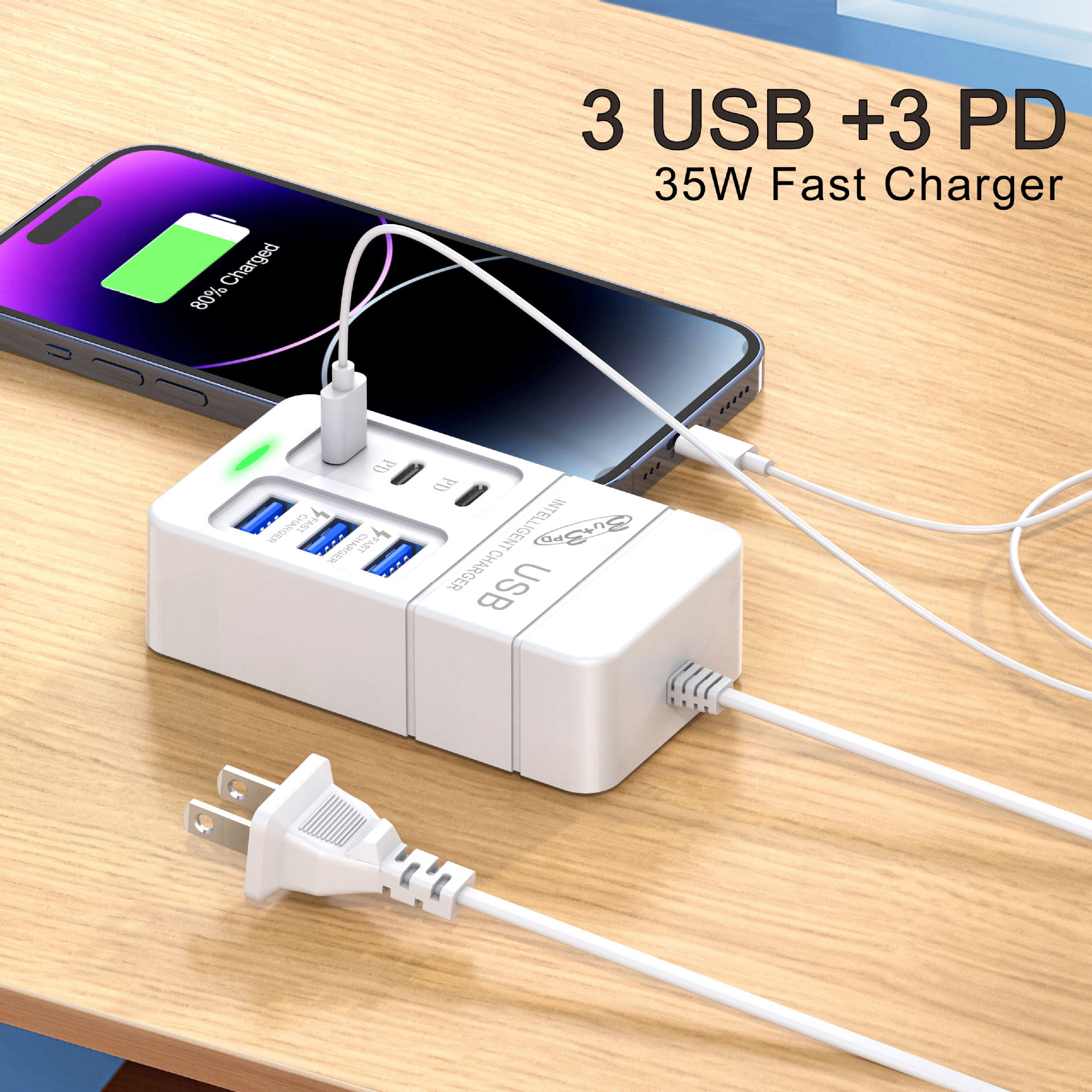 Title 6, Power Strip Mobile Phone Charger