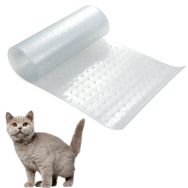 Carpet Scratch resistant And Transparent Floor Mat Cat Door Scratch Cat Scratch Protective Pad Transparent With Studs - Shop at LoveMi