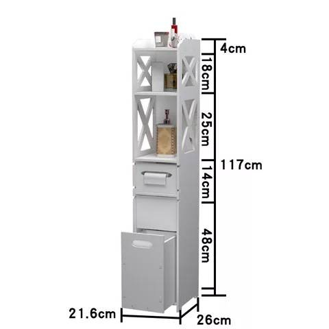 Title 8, Bathroom Storage Rack Bathroom Multi-layer Gap ...