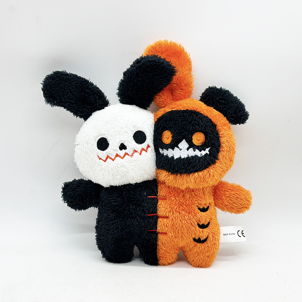 New Halloween Doll Double-Headed Ghost Animal Plush Toy detail photo 3