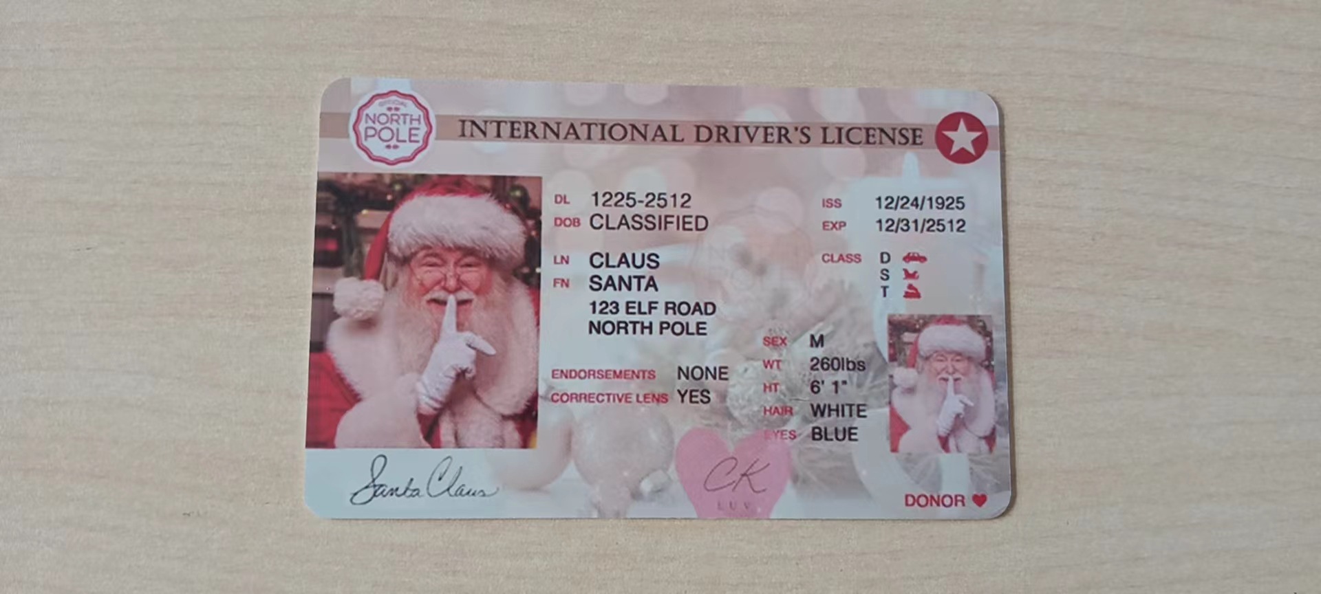 Title 9, Christmas Gift For Children Sled Driving License