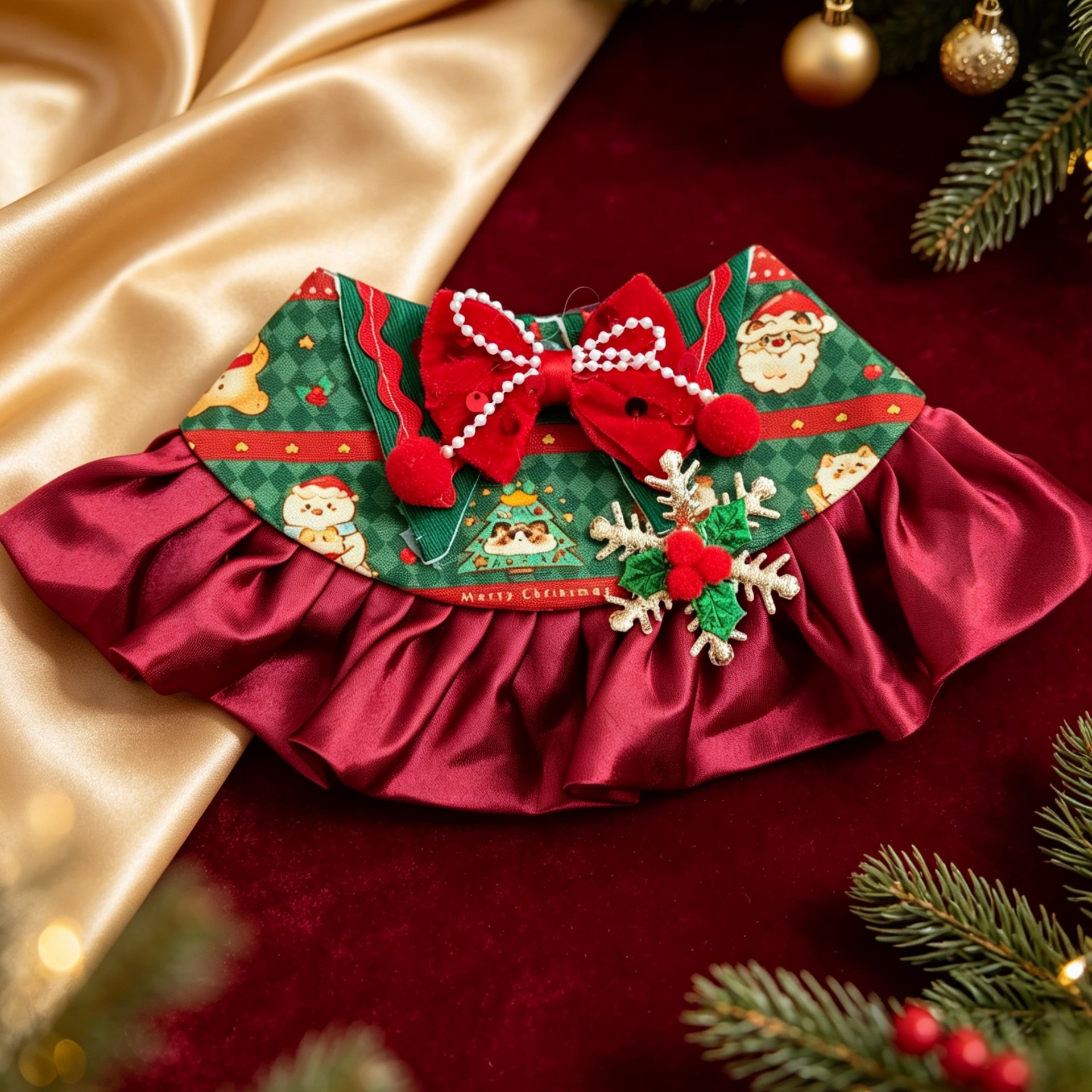 Santa Bib Holiday Set