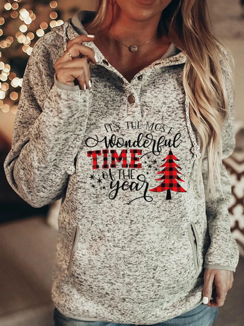 New Women's Christmas Printed Sweater - 6Style-Xxxl