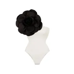 Women's Big Flower One-piece Swimsuit All-matching Women - Style 1-M - View 1