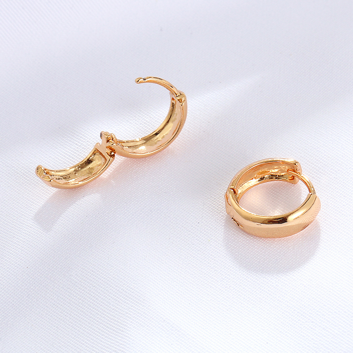 Fashion Simple Bracelet Circle Earrings Women