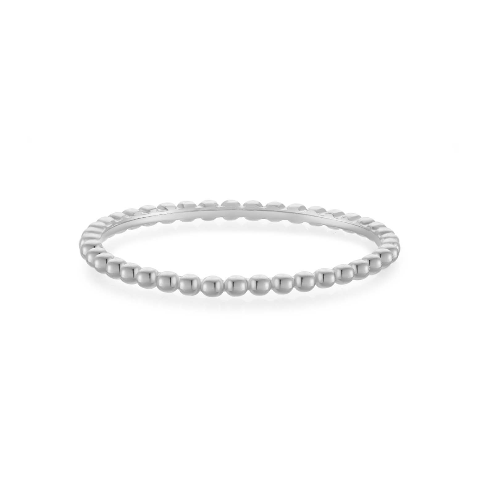 S925 Silver Light Luxury Minority Personality Simple Bracelet Pearl Ring For Women