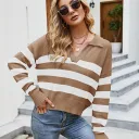 Brown And White Stripes