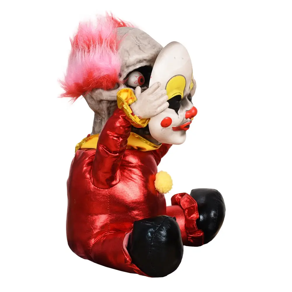Halloween Electric Doll Toy Wearing Clown Mask