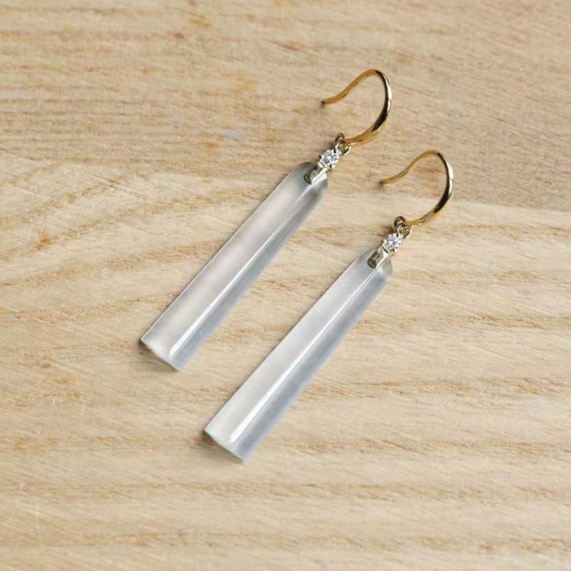 White Ice-lolly Earrings