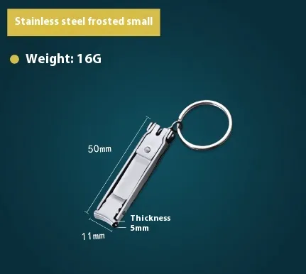 Multifunctional Nail Clippers Student Portable Foldable Keychain Three In One Stack Nail Clippers Small Size - Shop at LoveMi