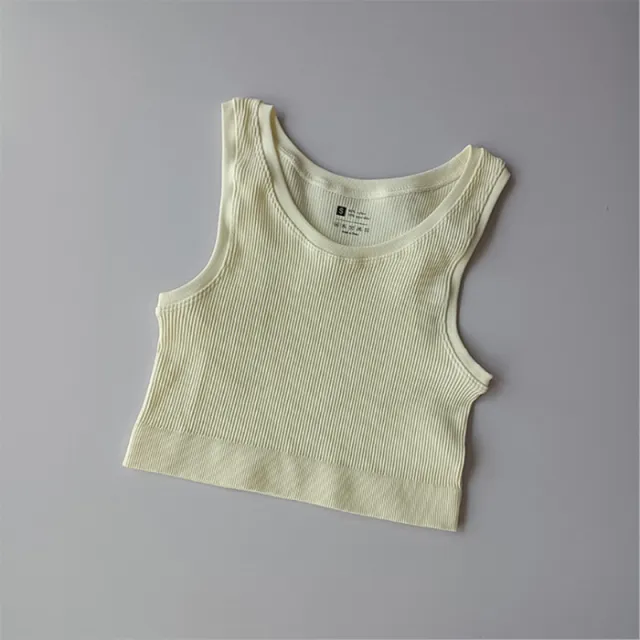 Seamless Single layer Sports I shaped Vest Women's Quick drying Running Beige - Shop at LoveMi